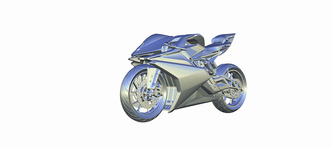 motorcycle，Electric，visualization，Model，