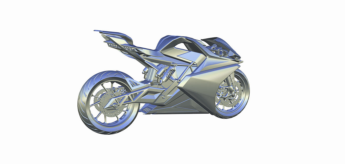 motorcycle，Electric，visualization，Model，