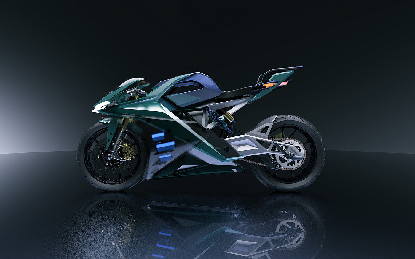 motorcycle，Electric，visualization，Model，