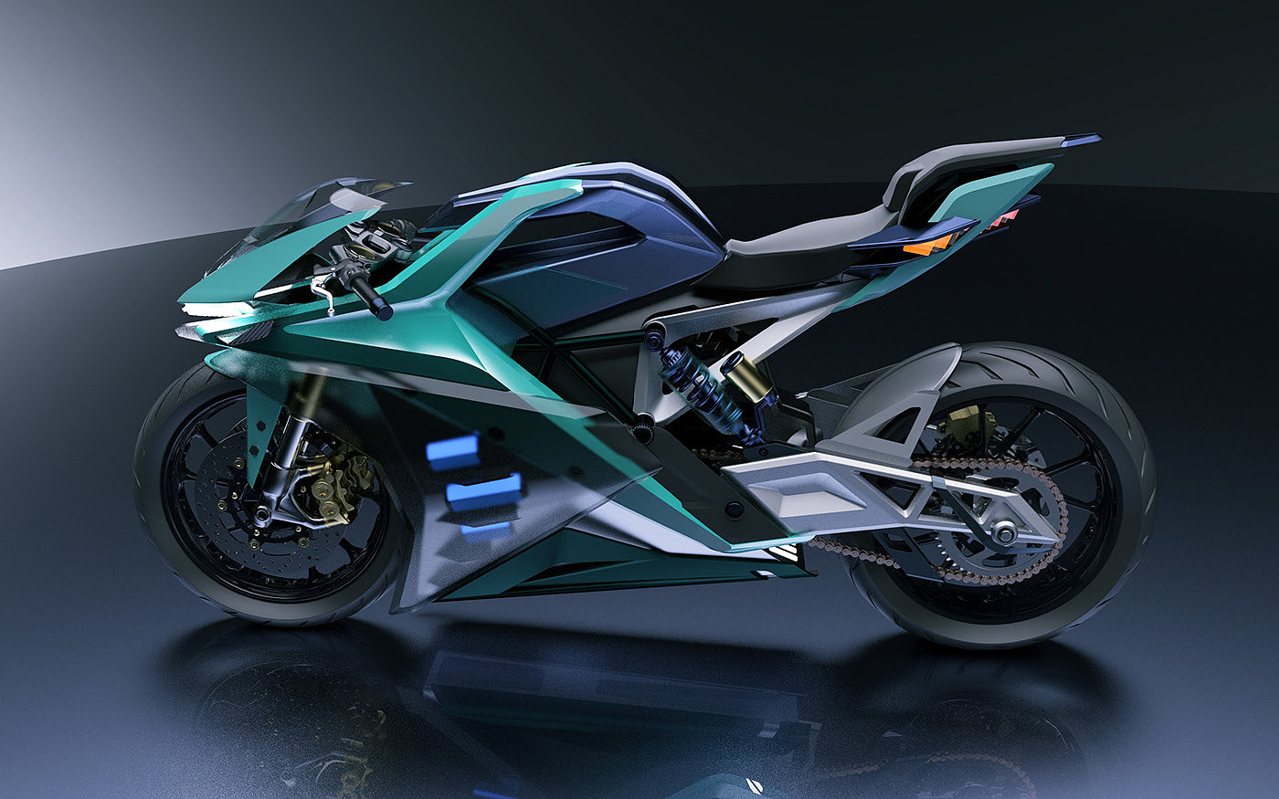 motorcycle，Electric，visualization，Model，