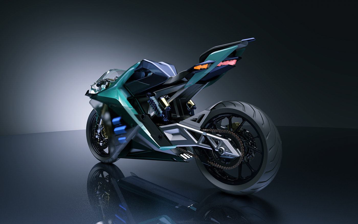 motorcycle，Electric，visualization，Model，
