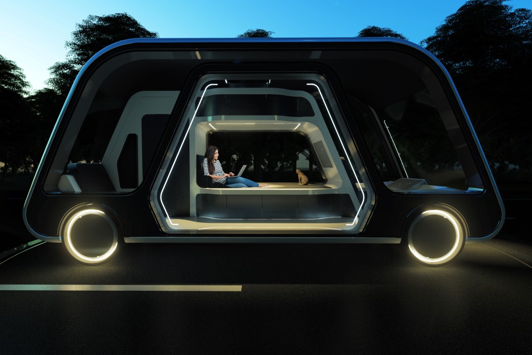 automobile，Automatic driving，hotel，conceptual design，