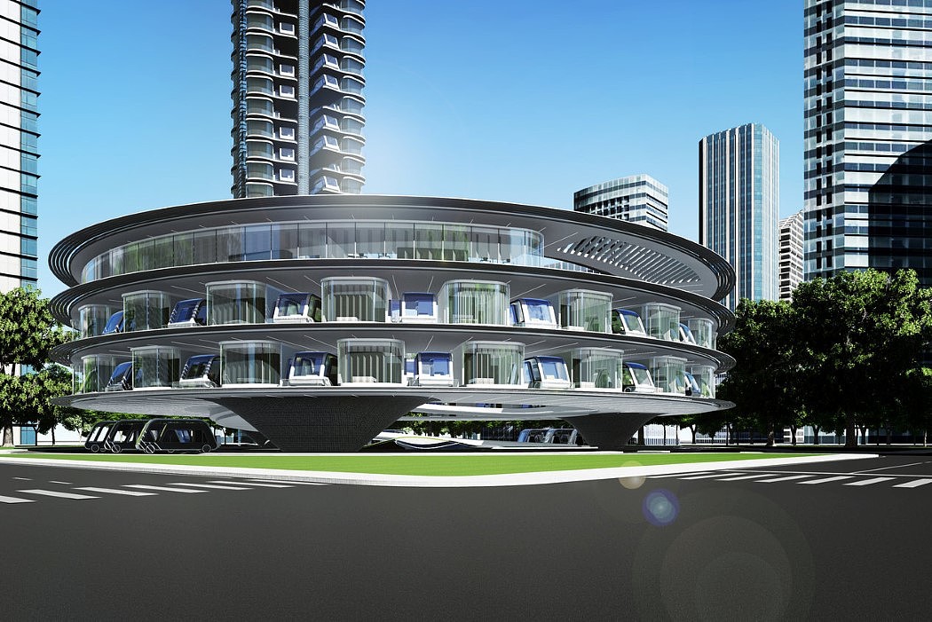 automobile，Automatic driving，hotel，conceptual design，