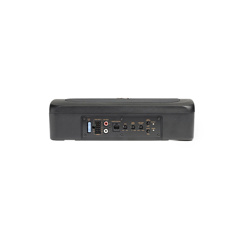Infinity BassLink，2020 red dot product design award，matte，black，Aluminum housing，Subwoofer，loudspeaker box，vehicle，
