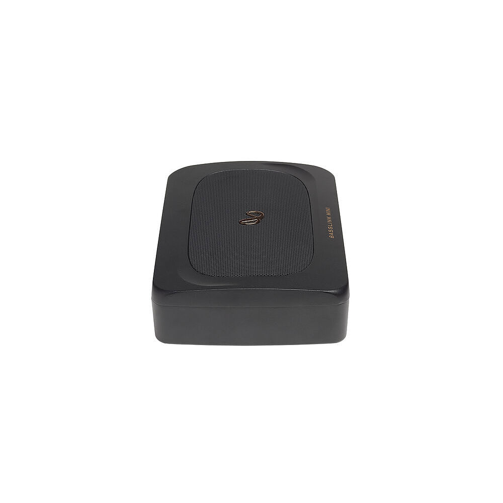 Infinity BassLink，2020 red dot product design award，matte，black，Aluminum housing，Subwoofer，loudspeaker box，vehicle，