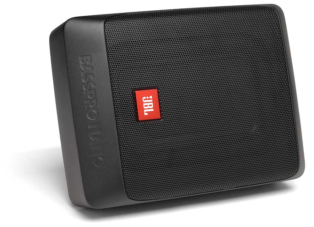 2020 red dot product design award，JBL BassPro Nano，Subwoofer，Die cast aluminum，matte，black，