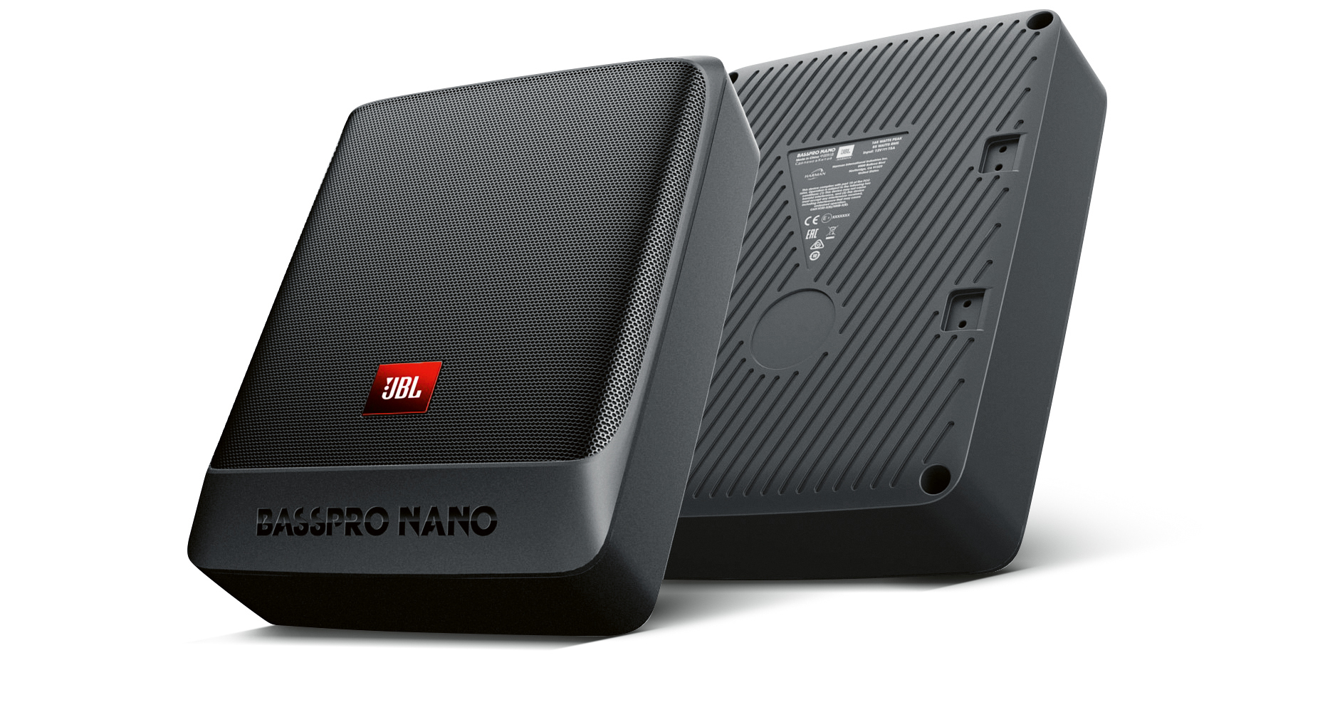 2020 red dot product design award，JBL BassPro Nano，Subwoofer，Die cast aluminum，matte，black，