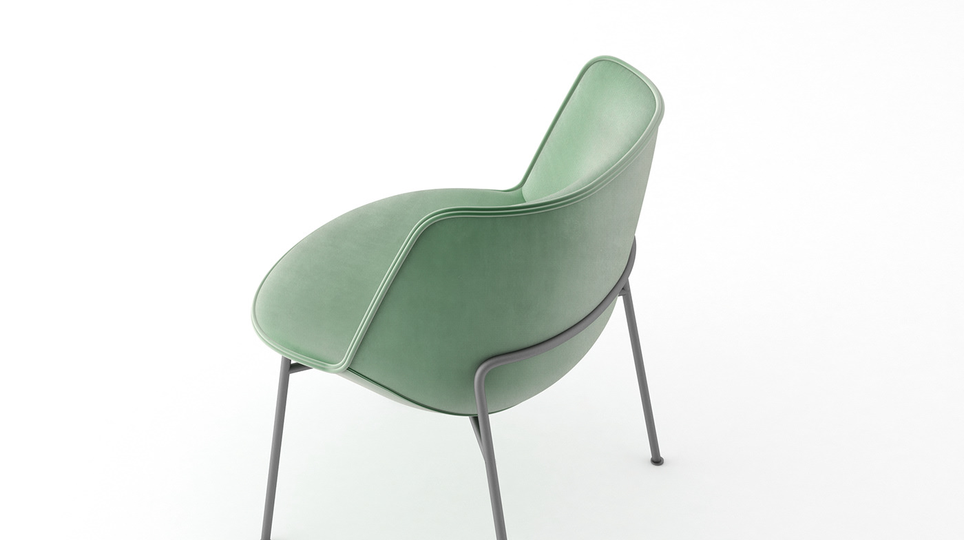 chair，Simplicity，1960s style，grace，