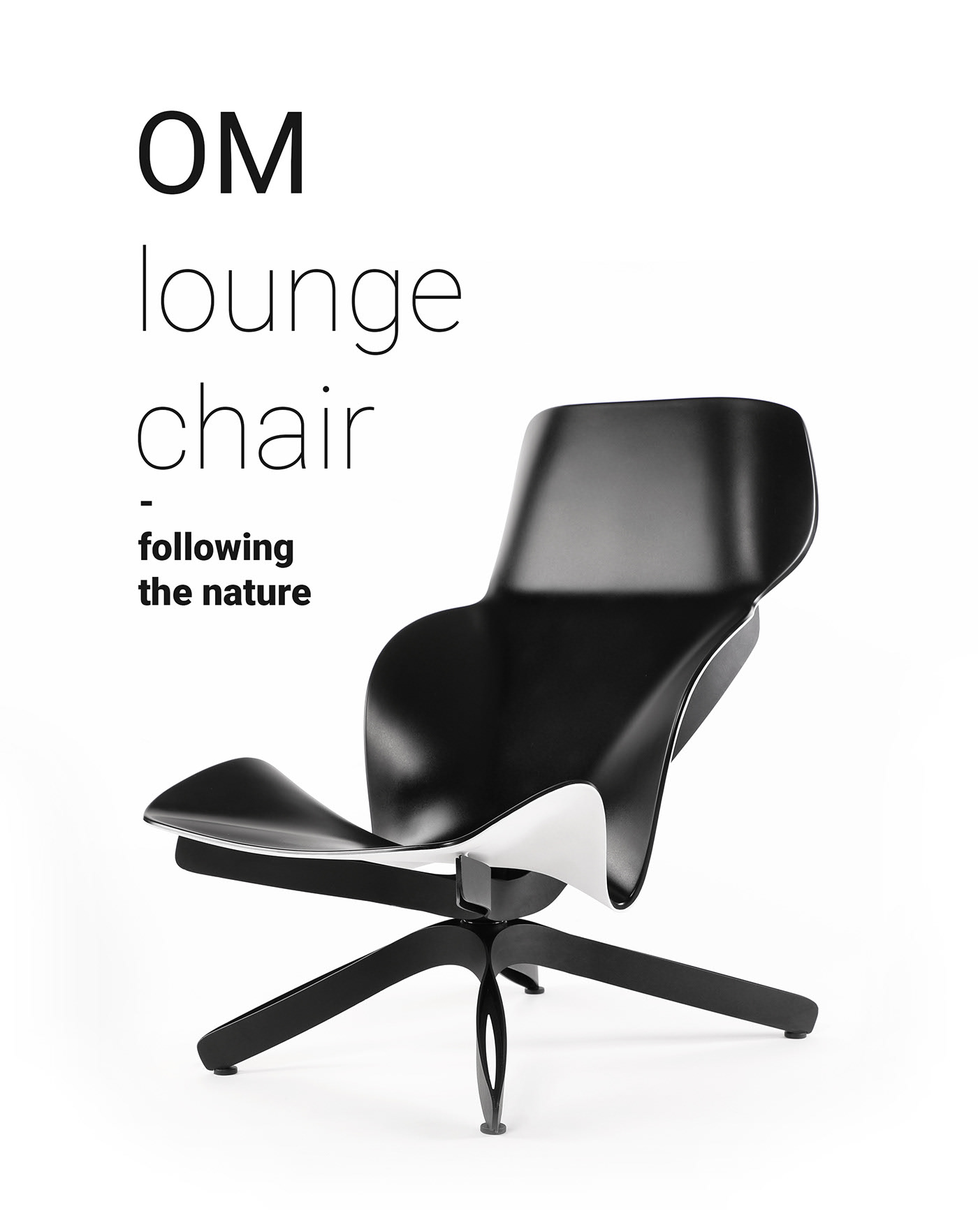 chair，steel，Plastic，Minimalism，black，