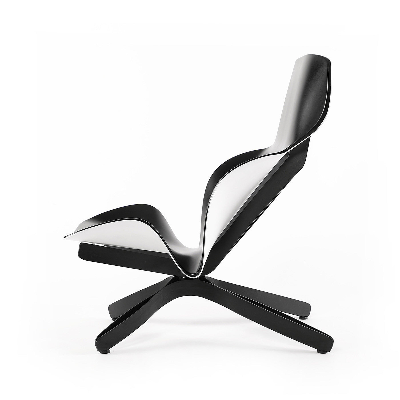 座椅，钢，塑料，极简主义，黑色，