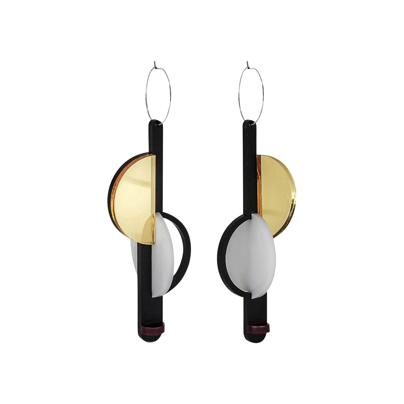 Earrings，Geometric language，El Lissitzky，