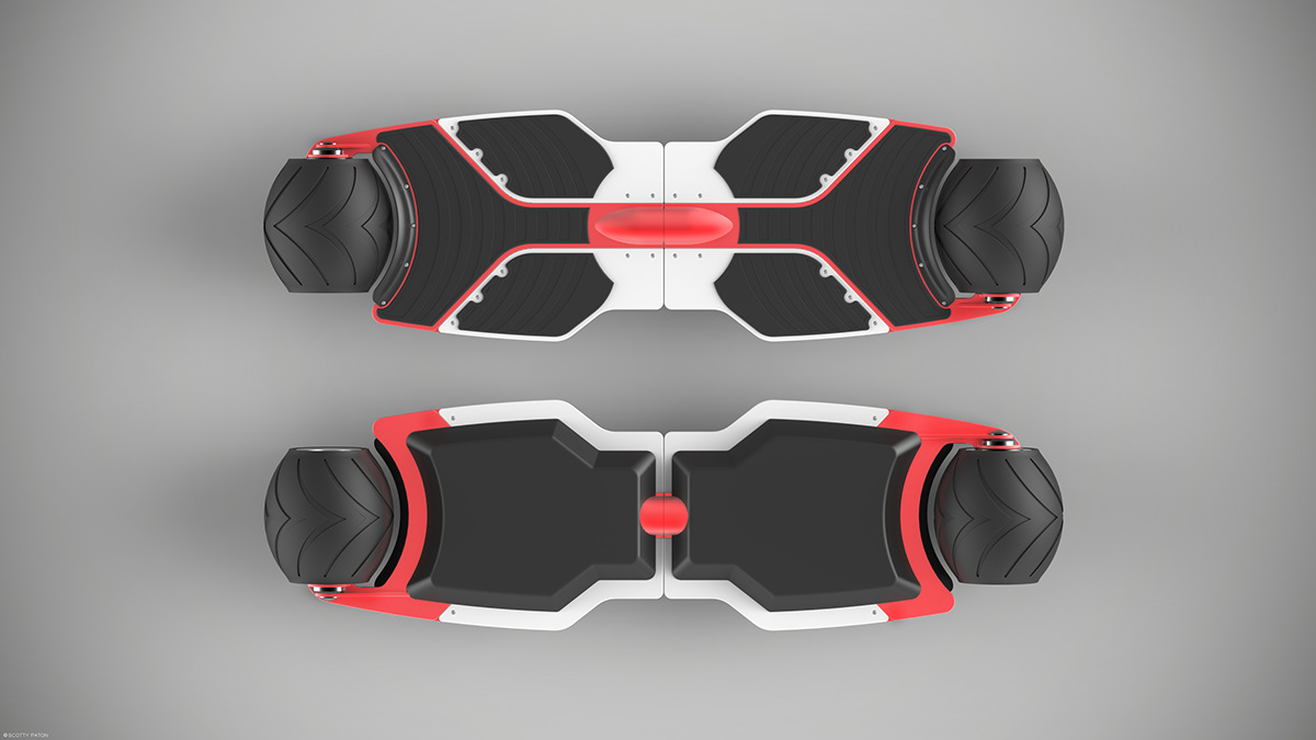 Double wheel plate，BI-WHEEL Board，motion，