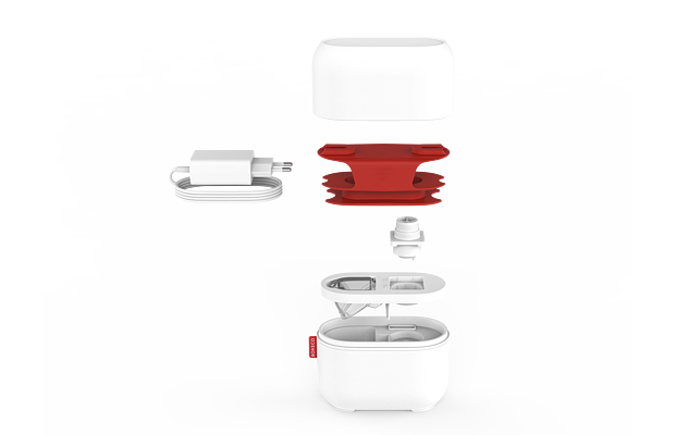 2020 red dot product design award，Portable，white，Ultrasonic pen，Humidifier，