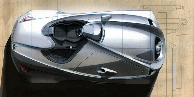 product design，industrial design，Hand drawn，marker pen，vehicle，