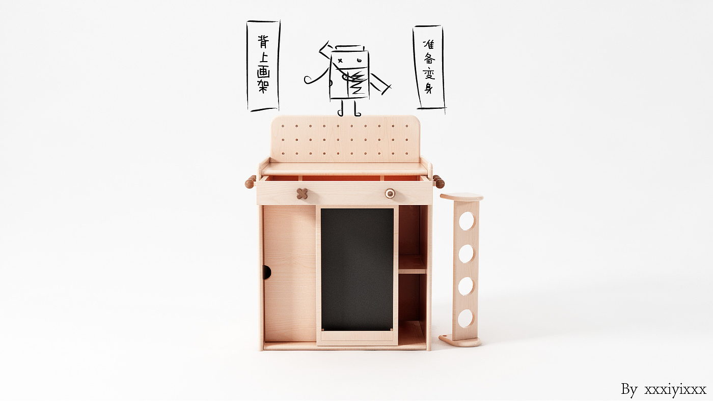 Children, furniture, storage, table，