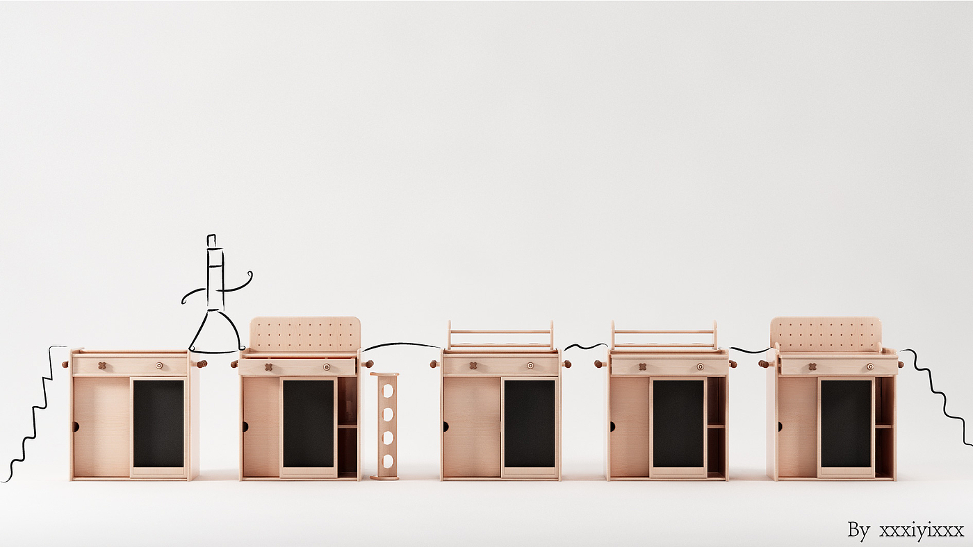 Children, furniture, storage, table，