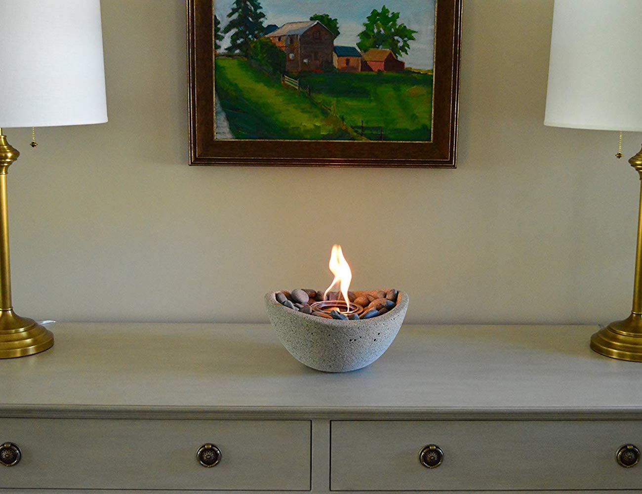 Aromatherapy diffuser，lighting，Bowl shape，fire prevention，