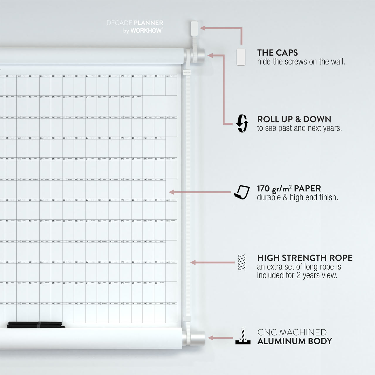 schedule，decade，roll，calendar，