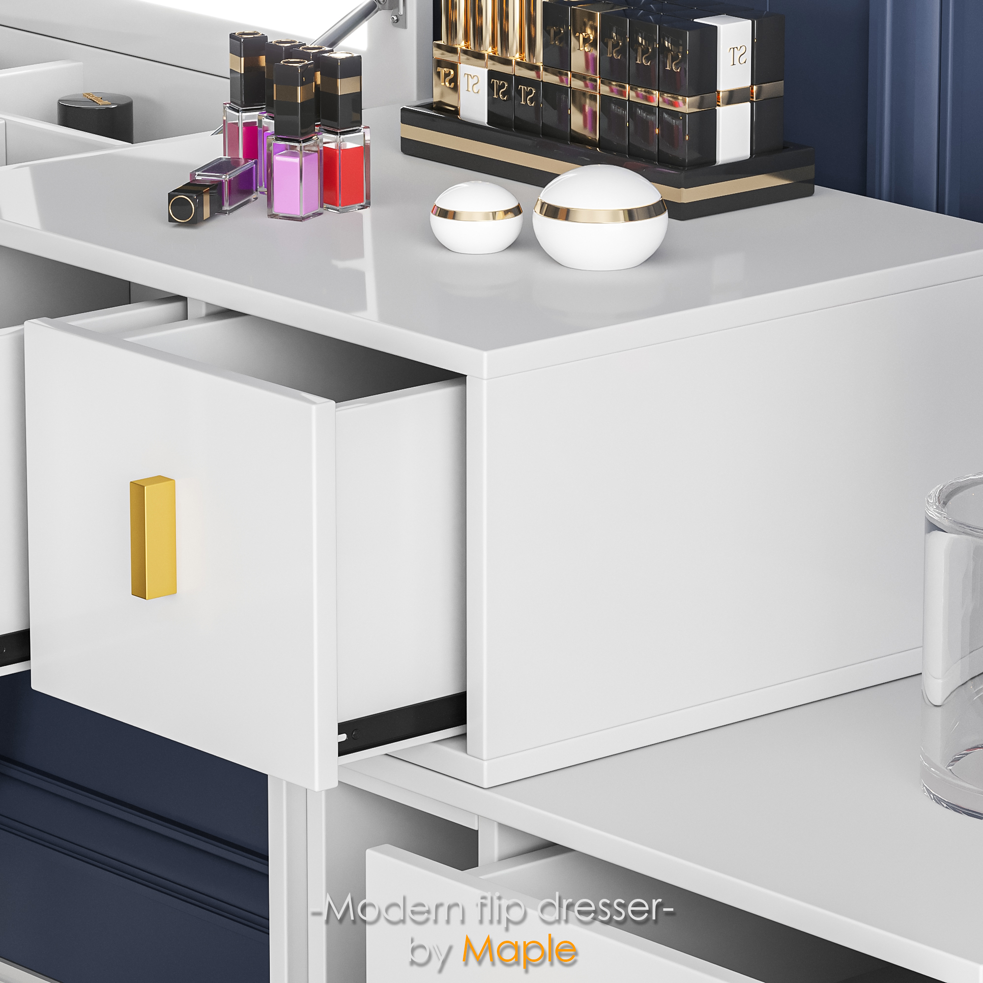 furniture，dresser，design sketch，3d，corona，