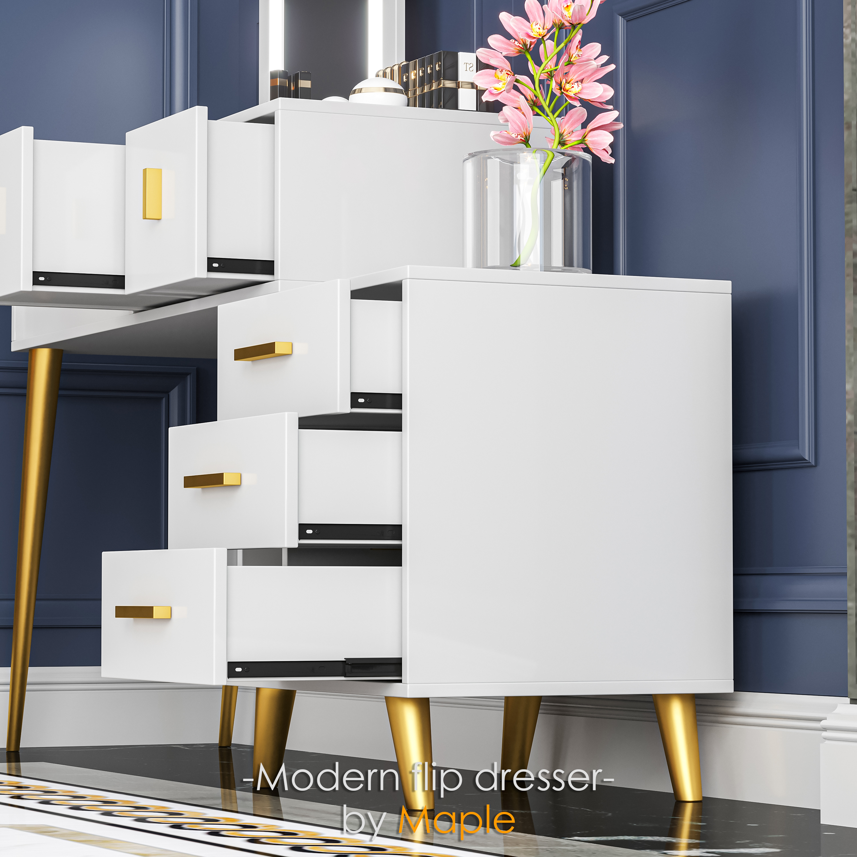 furniture，dresser，design sketch，3d，corona，