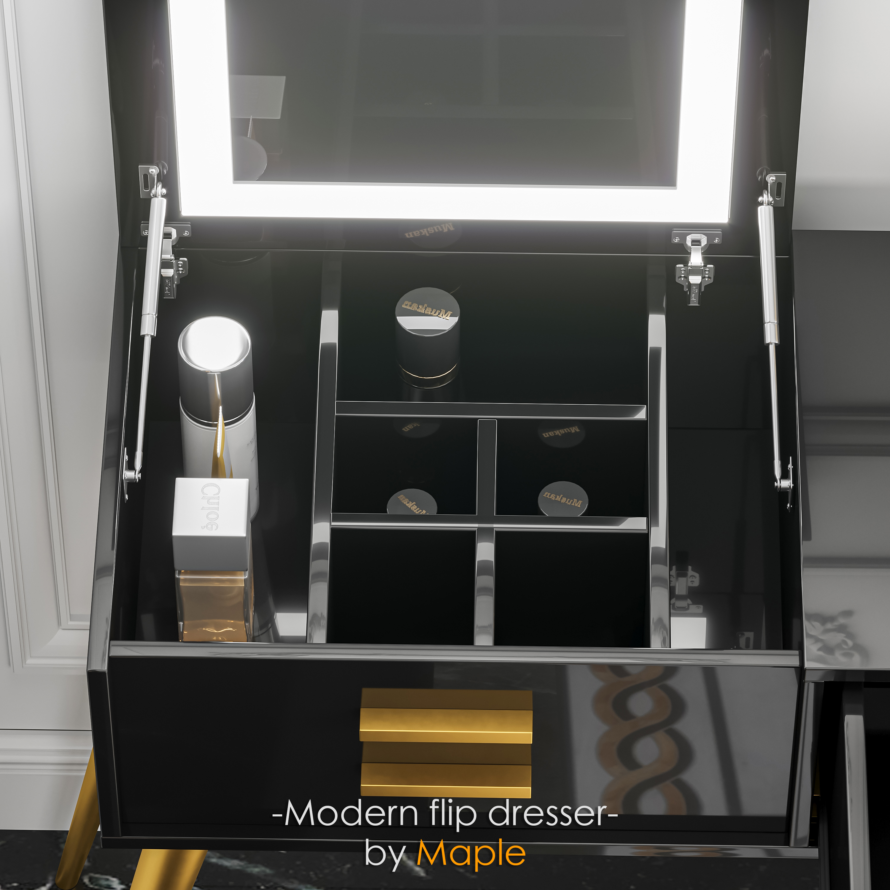 furniture，dresser，design sketch，3d，corona，