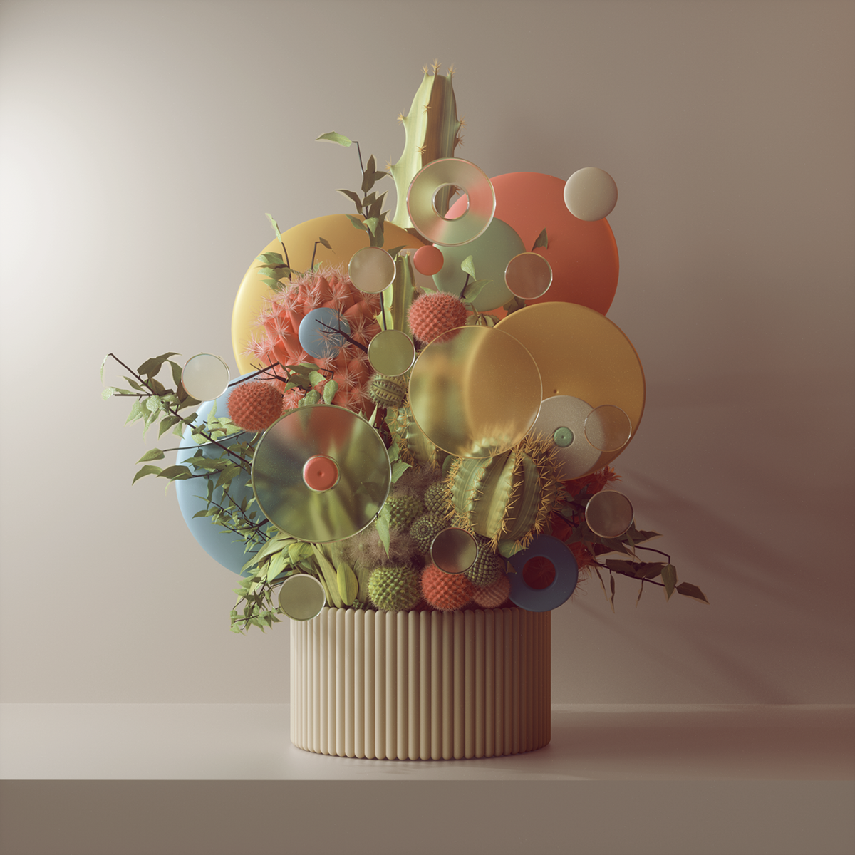 scenery，c4d，Render，abstract，color，