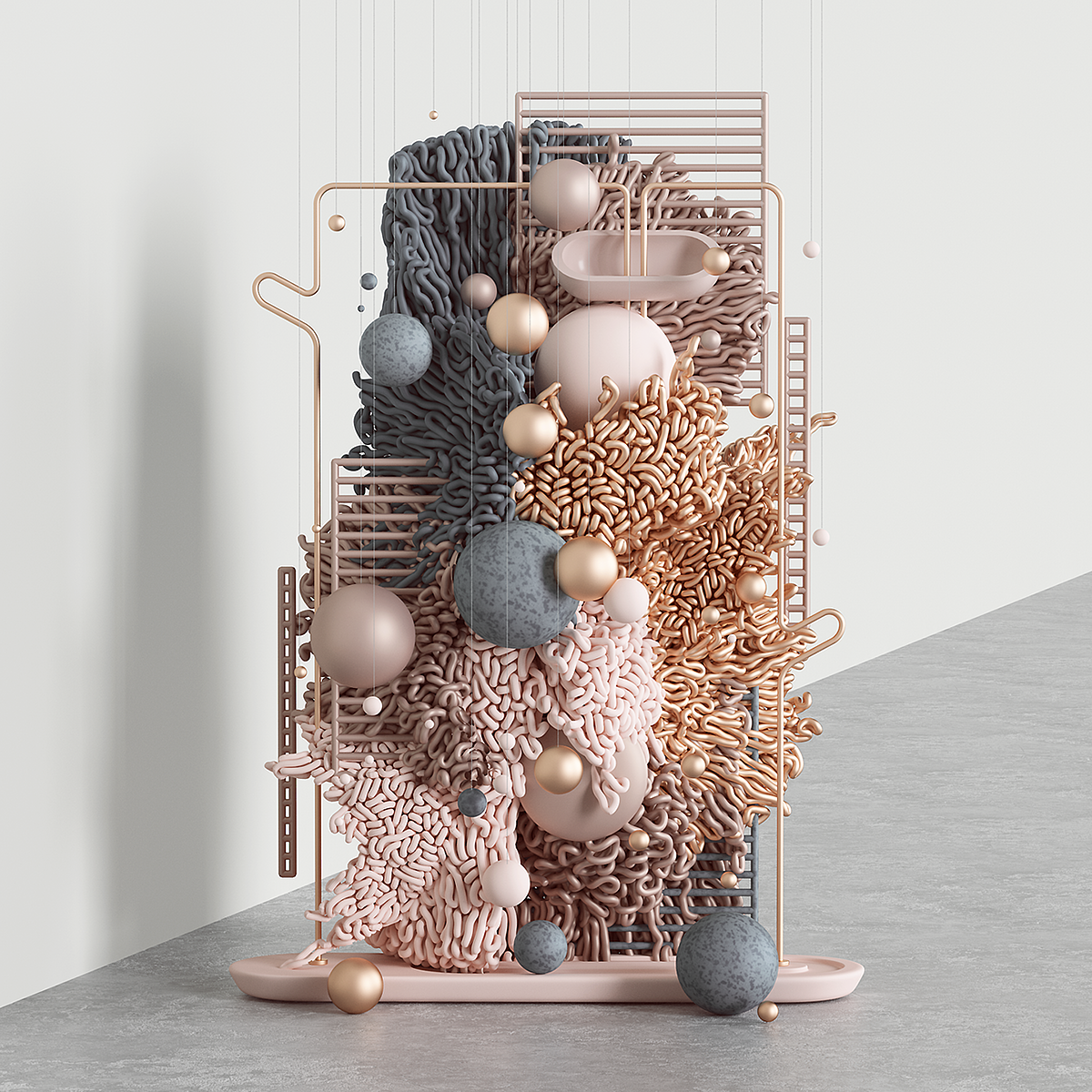 scenery，c4d，Render，abstract，color，