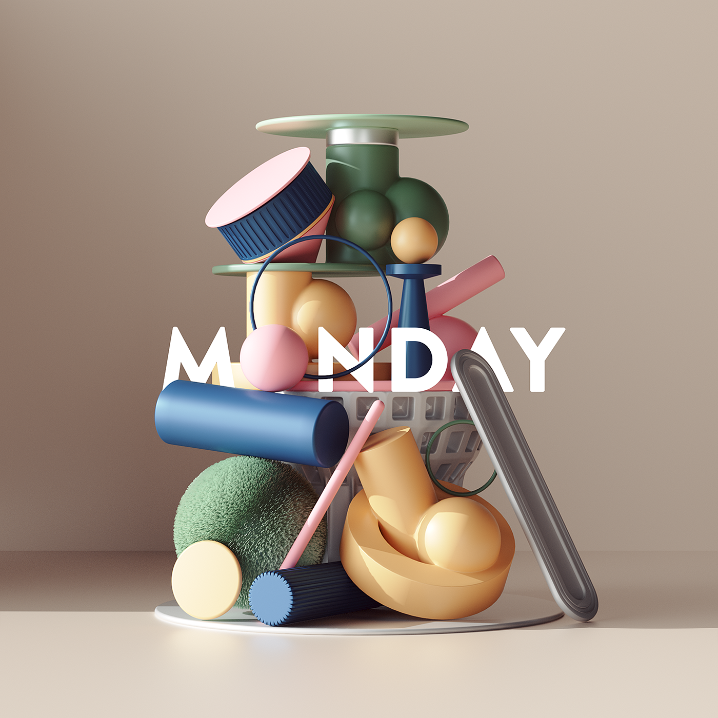 scenery，c4d，Render，abstract，color，