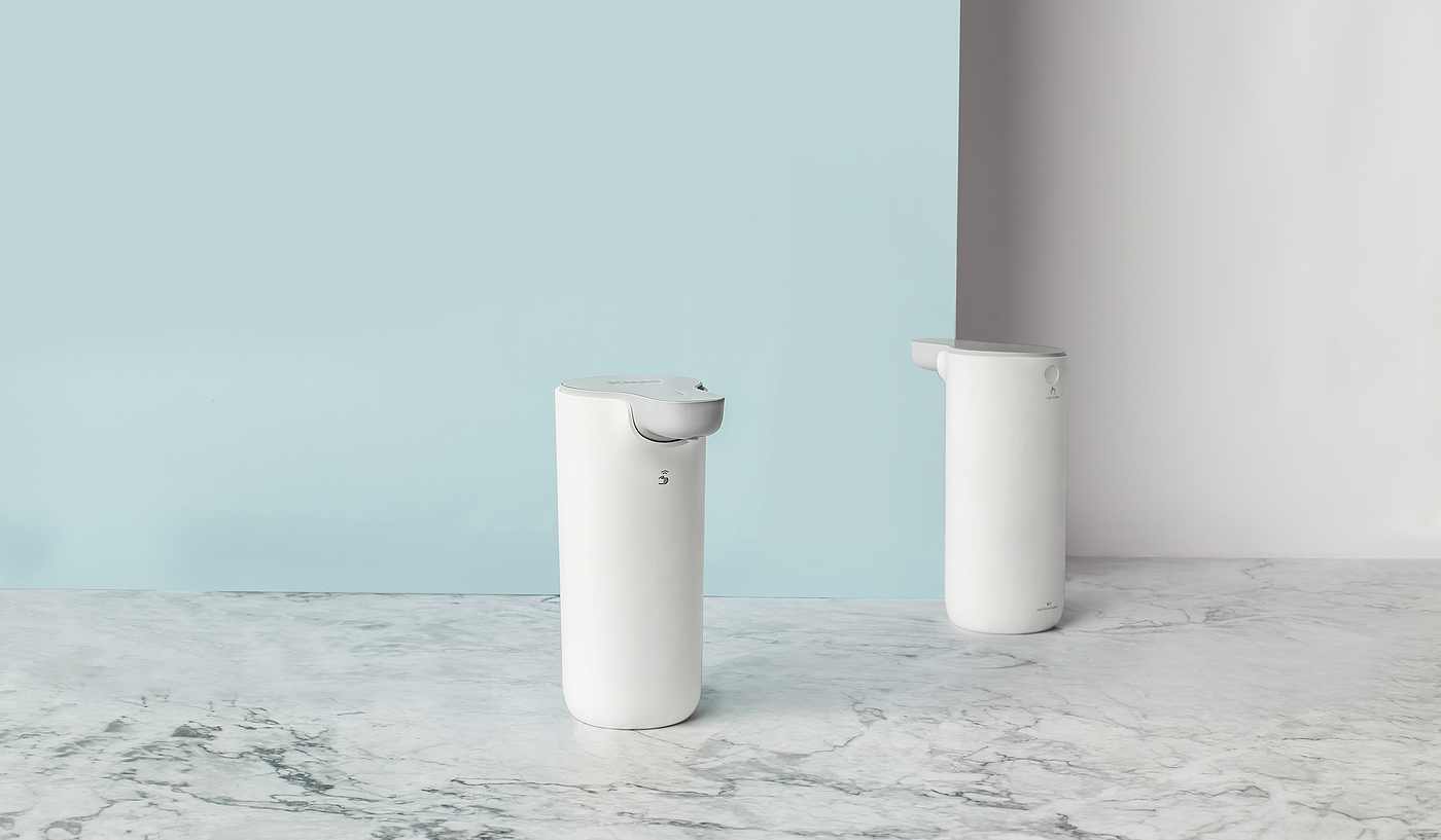 Liby ，Kispa，2018 red dot award，2019 German if Award，Foam induction washing mobile phone，Designed，Cloud nest，Cloud nest design，