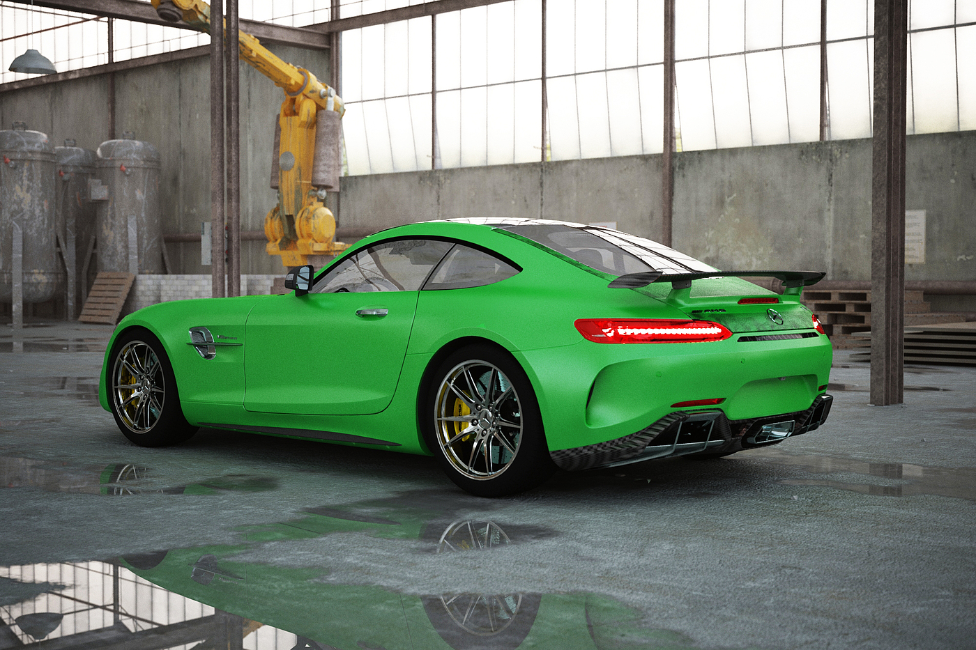 Benz，amg，vray，cgi，Vehicle visualization，