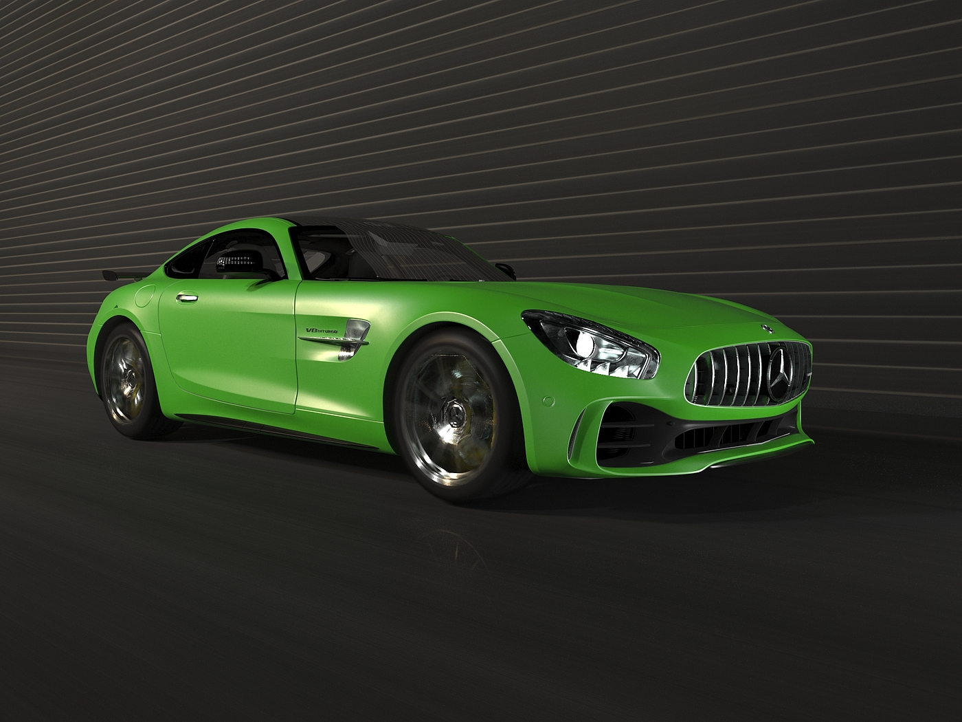 Benz，amg，vray，cgi，Vehicle visualization，