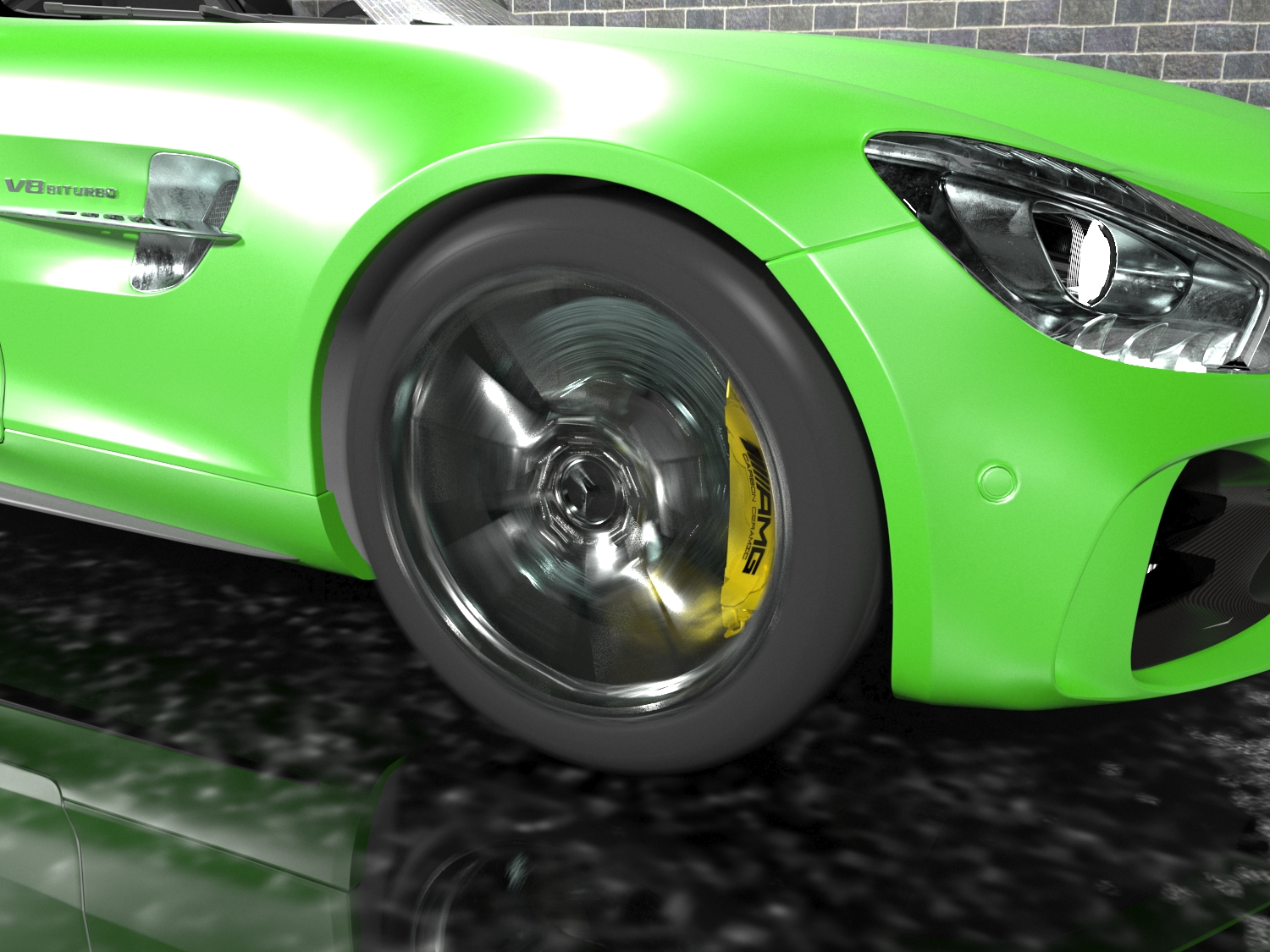 Benz，amg，vray，cgi，Vehicle visualization，