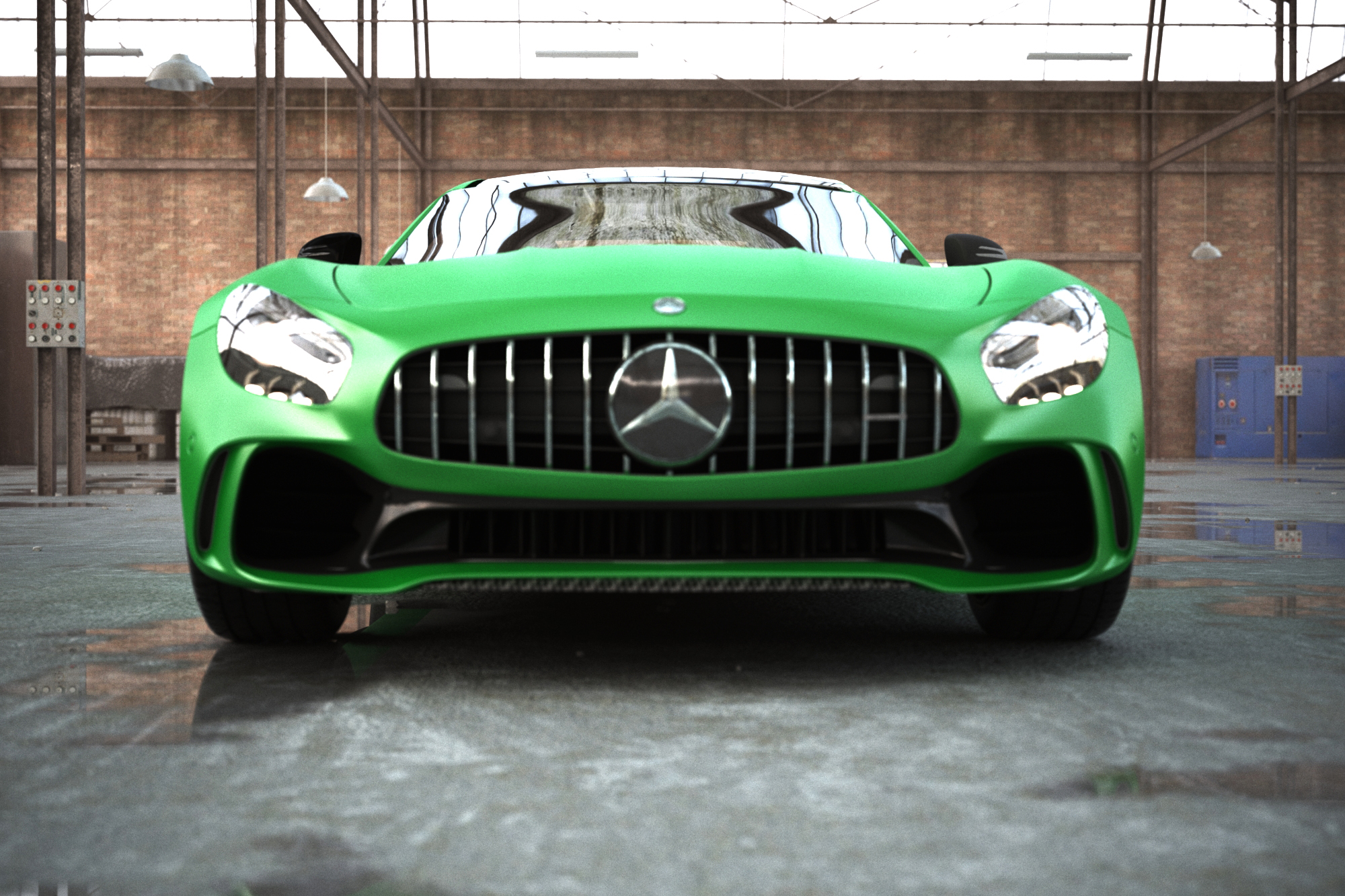 Benz，amg，vray，cgi，Vehicle visualization，
