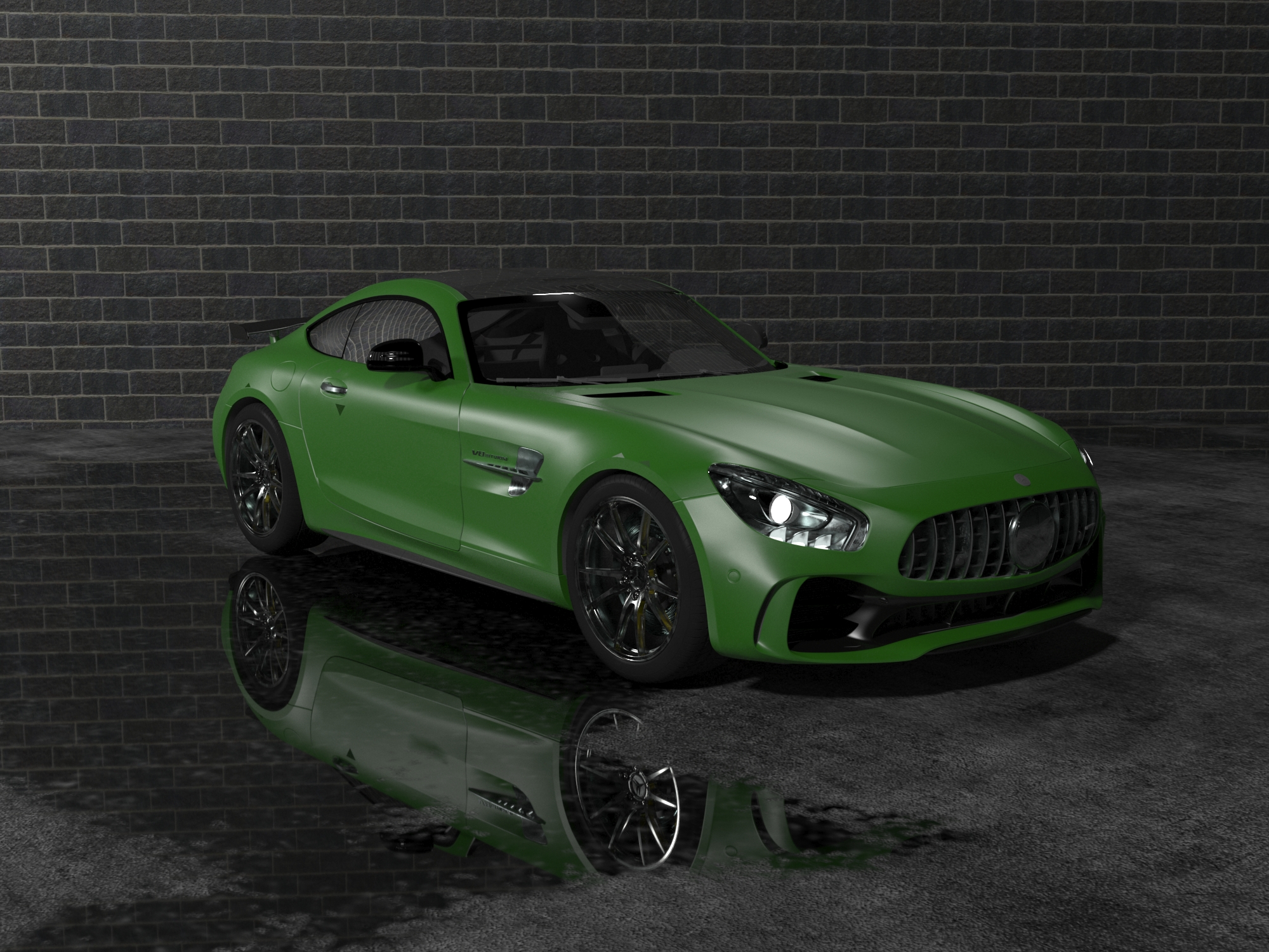 Benz，amg，vray，cgi，Vehicle visualization，