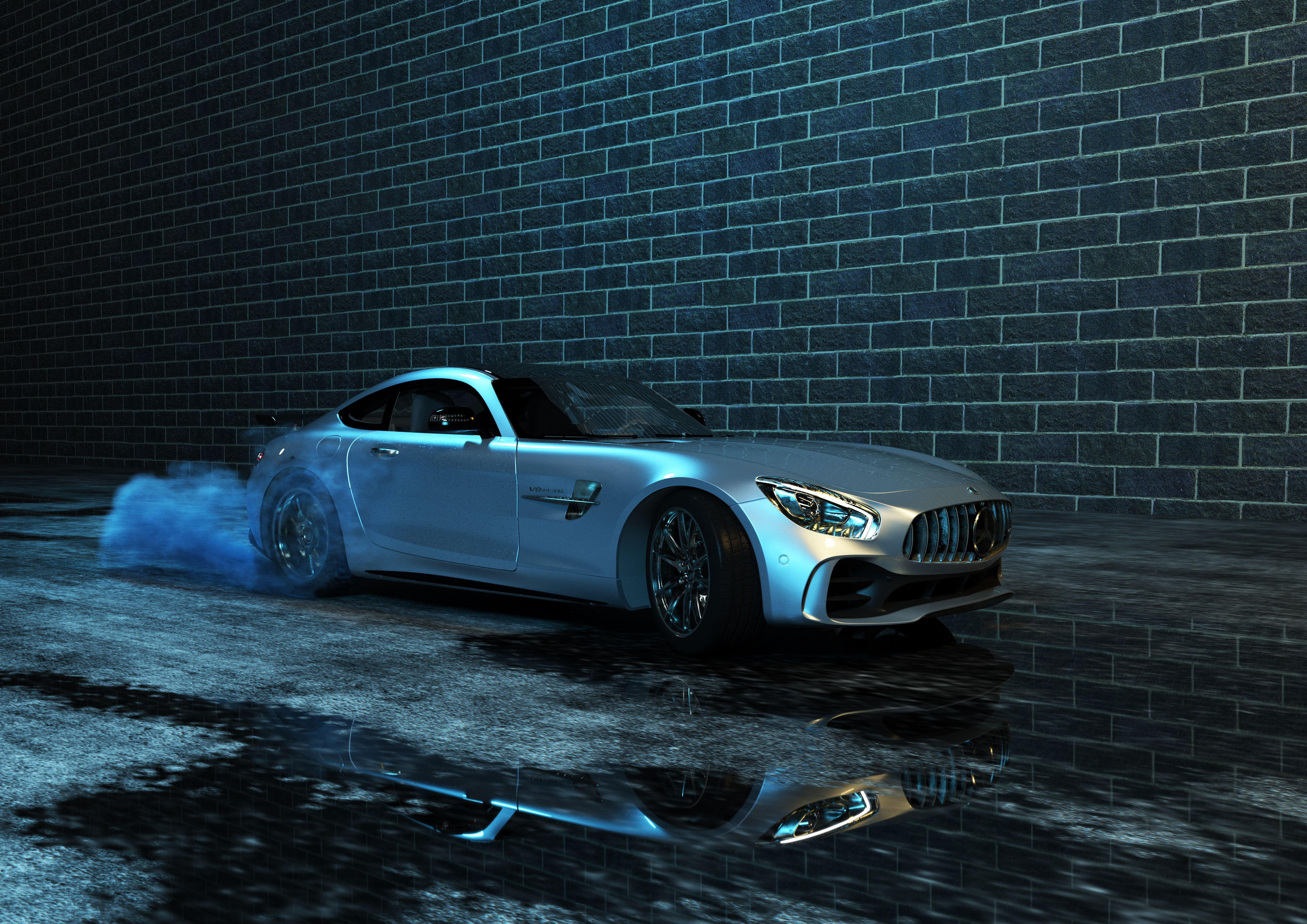 Benz，amg，vray，cgi，Vehicle visualization，