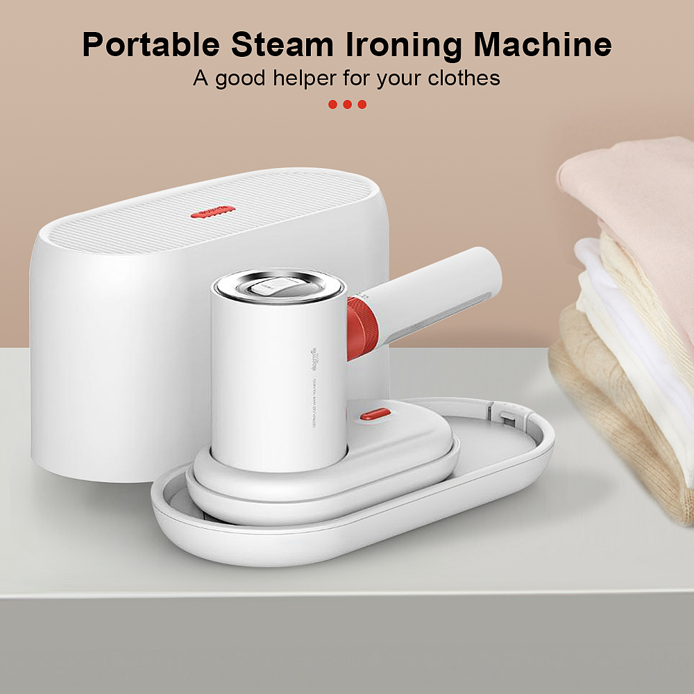 2020 red dot product design award，Handheld，Hanging ironing machine，white，modern，