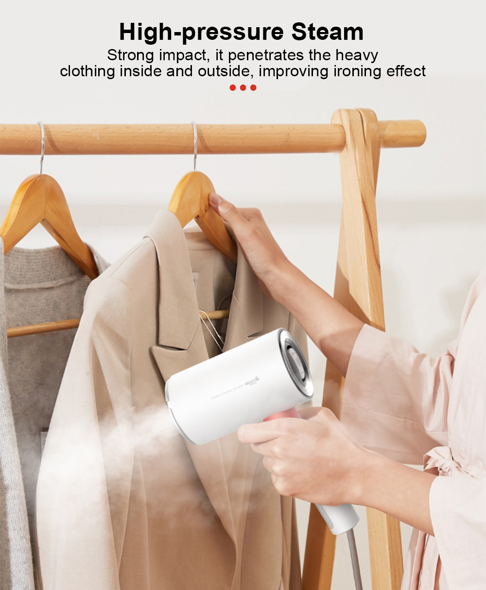 2020 red dot product design award，Handheld，Hanging ironing machine，white，modern，