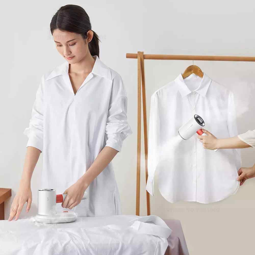 2020 red dot product design award，Handheld，Hanging ironing machine，white，modern，