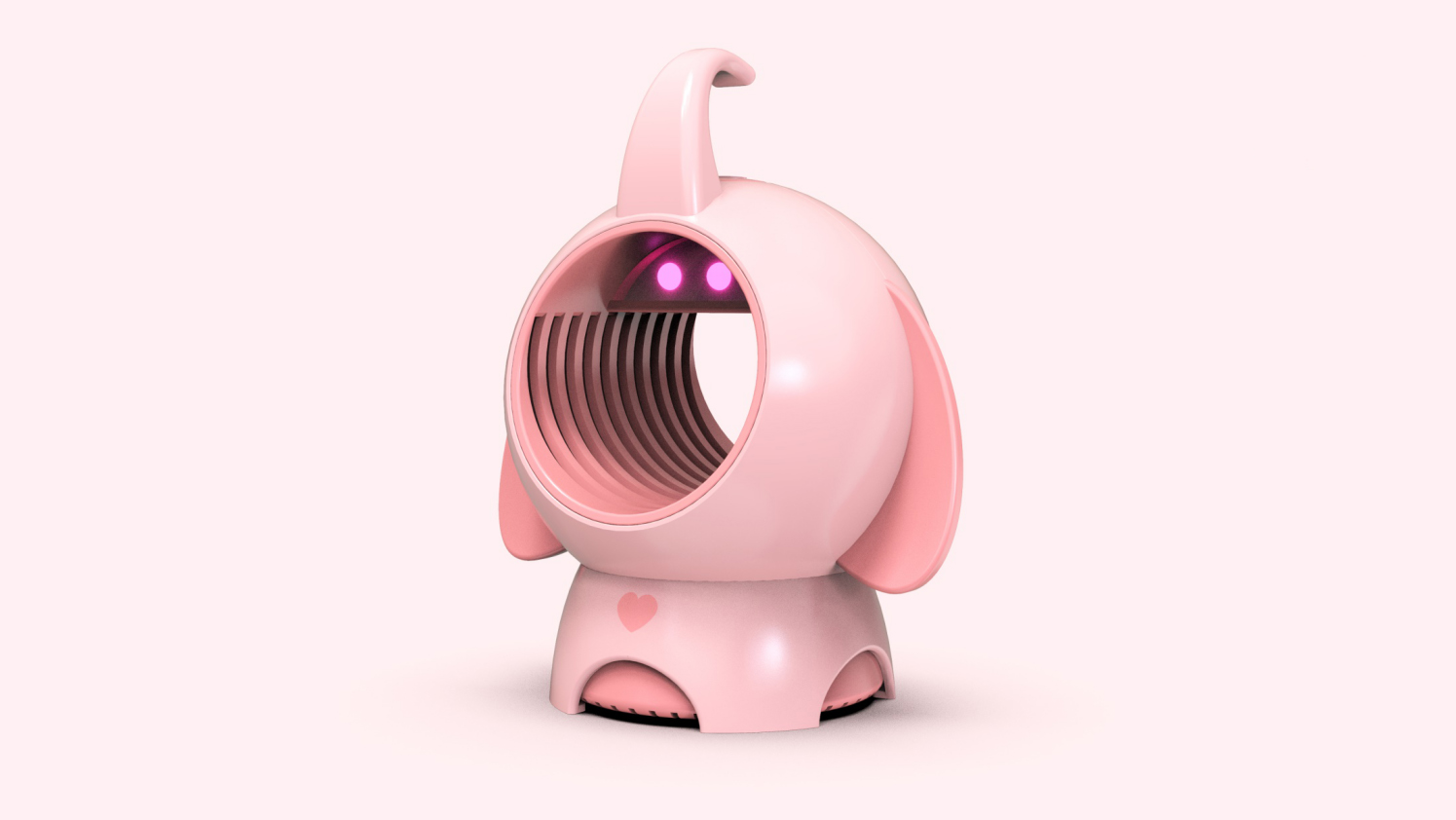 Cartoon，Mosquito killing lamp，Baby elephant，