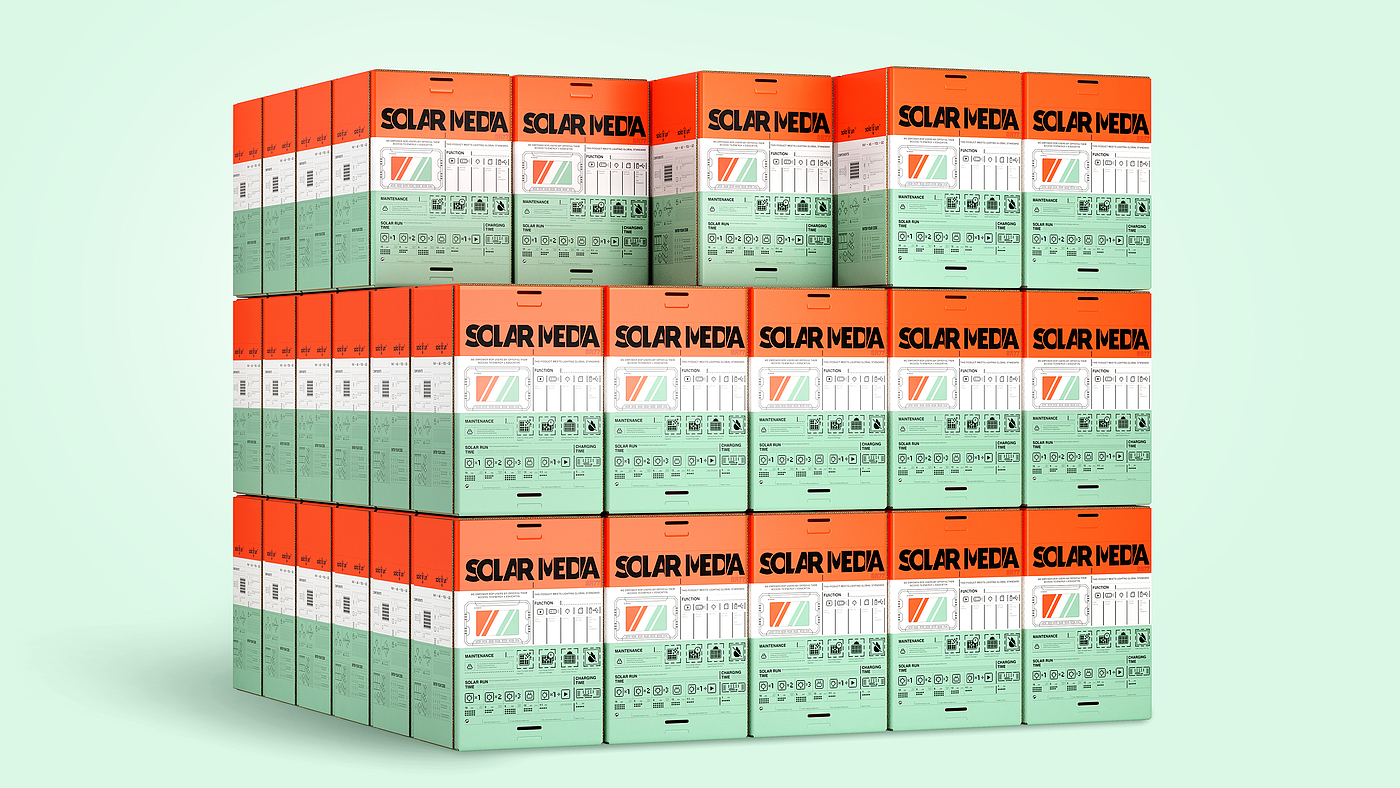 Pan Hu packaging design，SolarMedia，Packaging structure，originality，public welfare，environment protection，Solar lamp packaging，