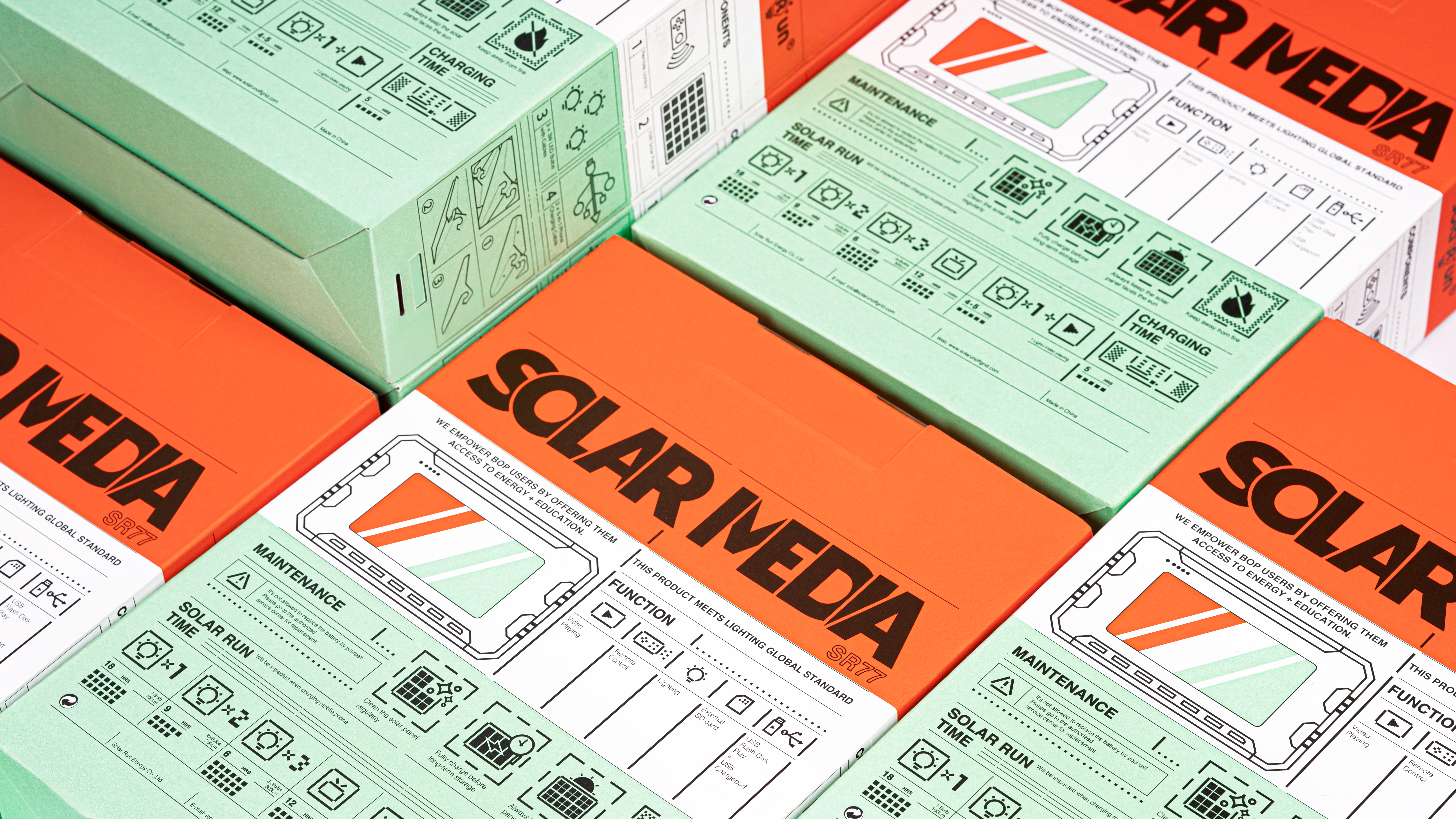 Pan Hu packaging design，SolarMedia，Packaging structure，originality，public welfare，environment protection，Solar lamp packaging，