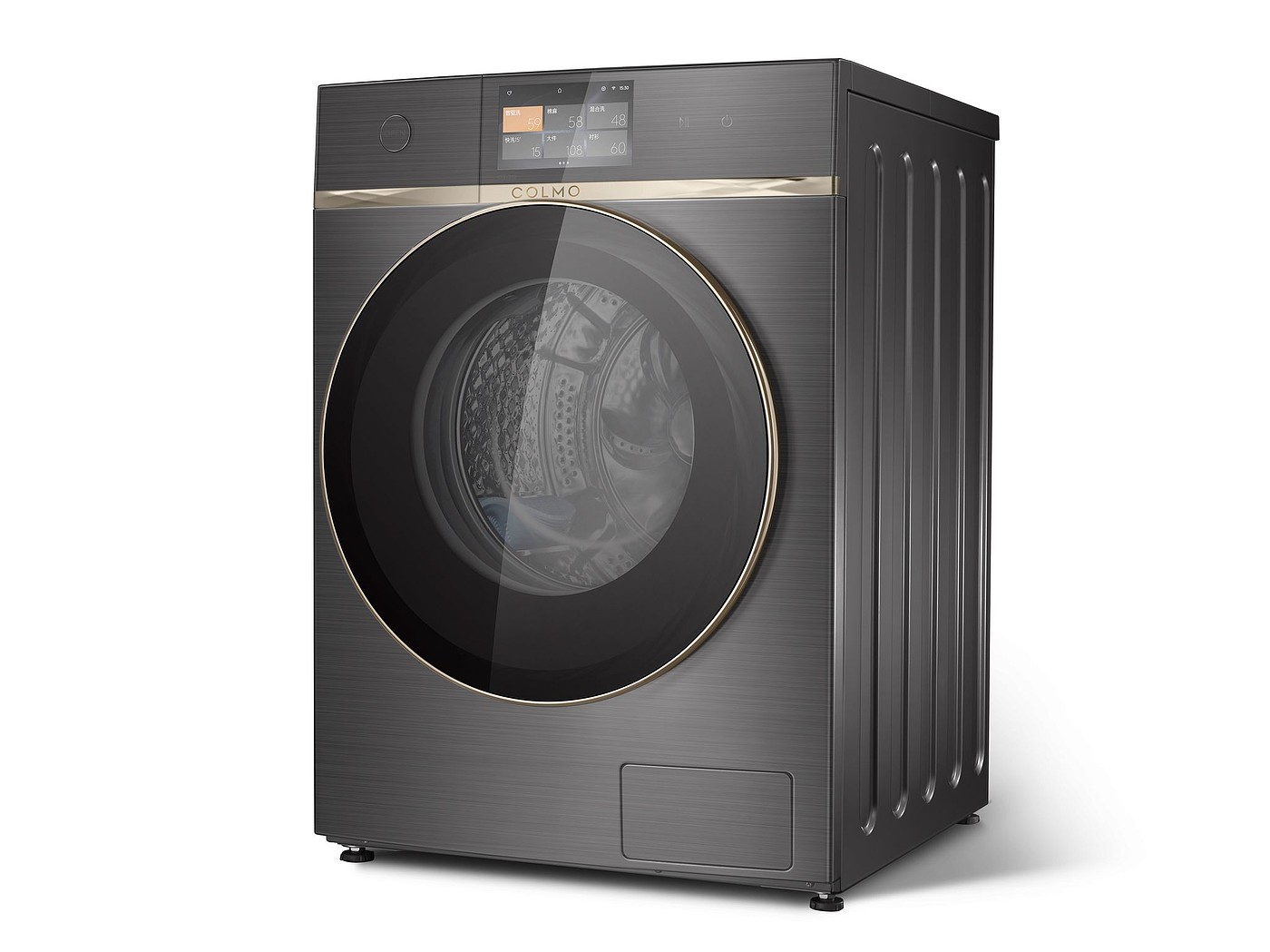 2020 red dot product design award，Drum washing machine，black，Simplicity，modern，