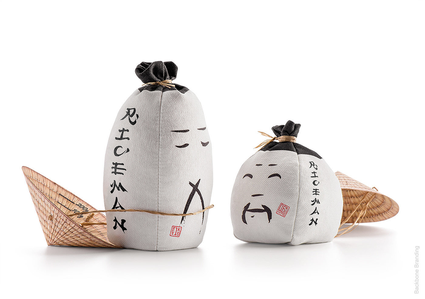 rice，Rice bag，concept，white，