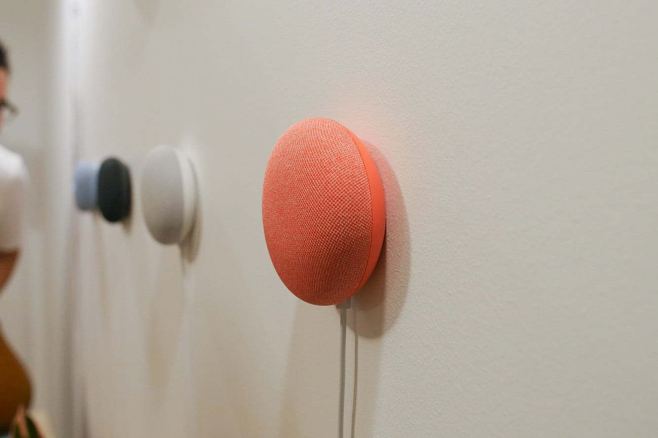 2020 red dot product design award，Google Nest Mini，speaker，voice，