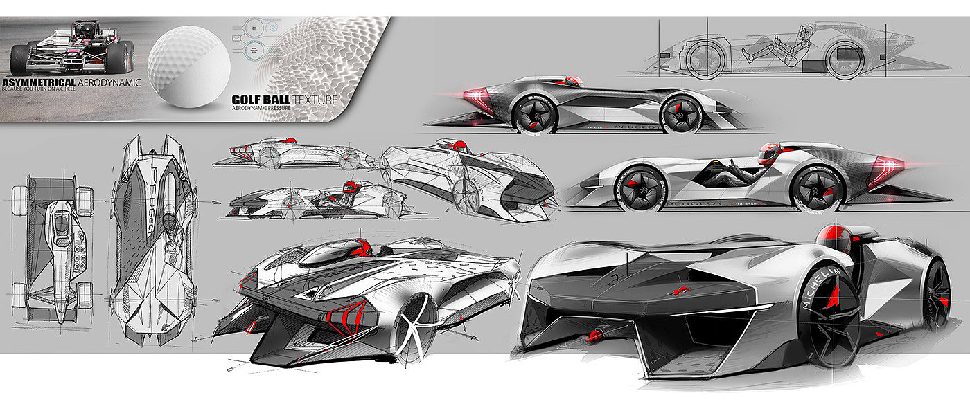 Automatic design，Hand drawing，black and white，conceptual design，industrial design，