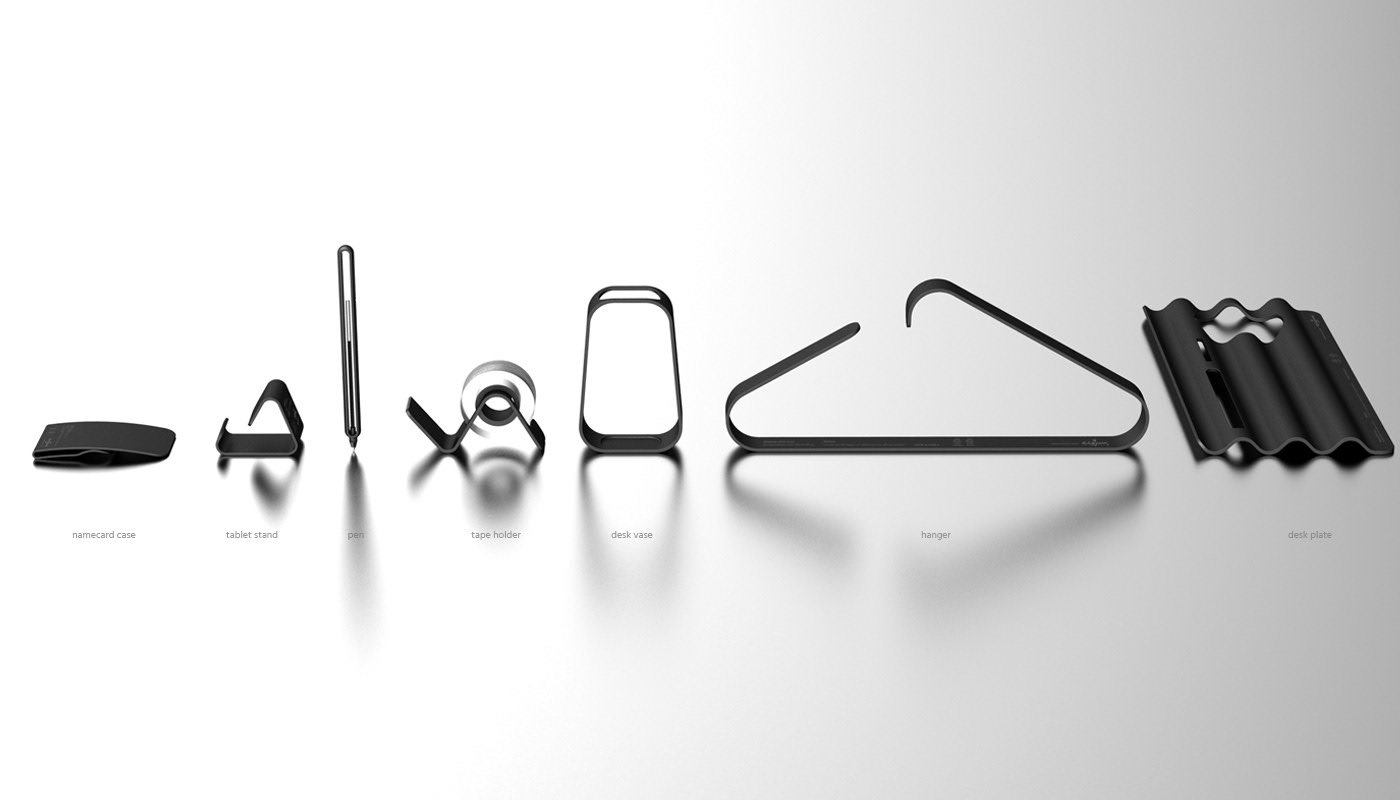 adhesive tape，pen，Bracket，Business card holder，Storage tray，black，
