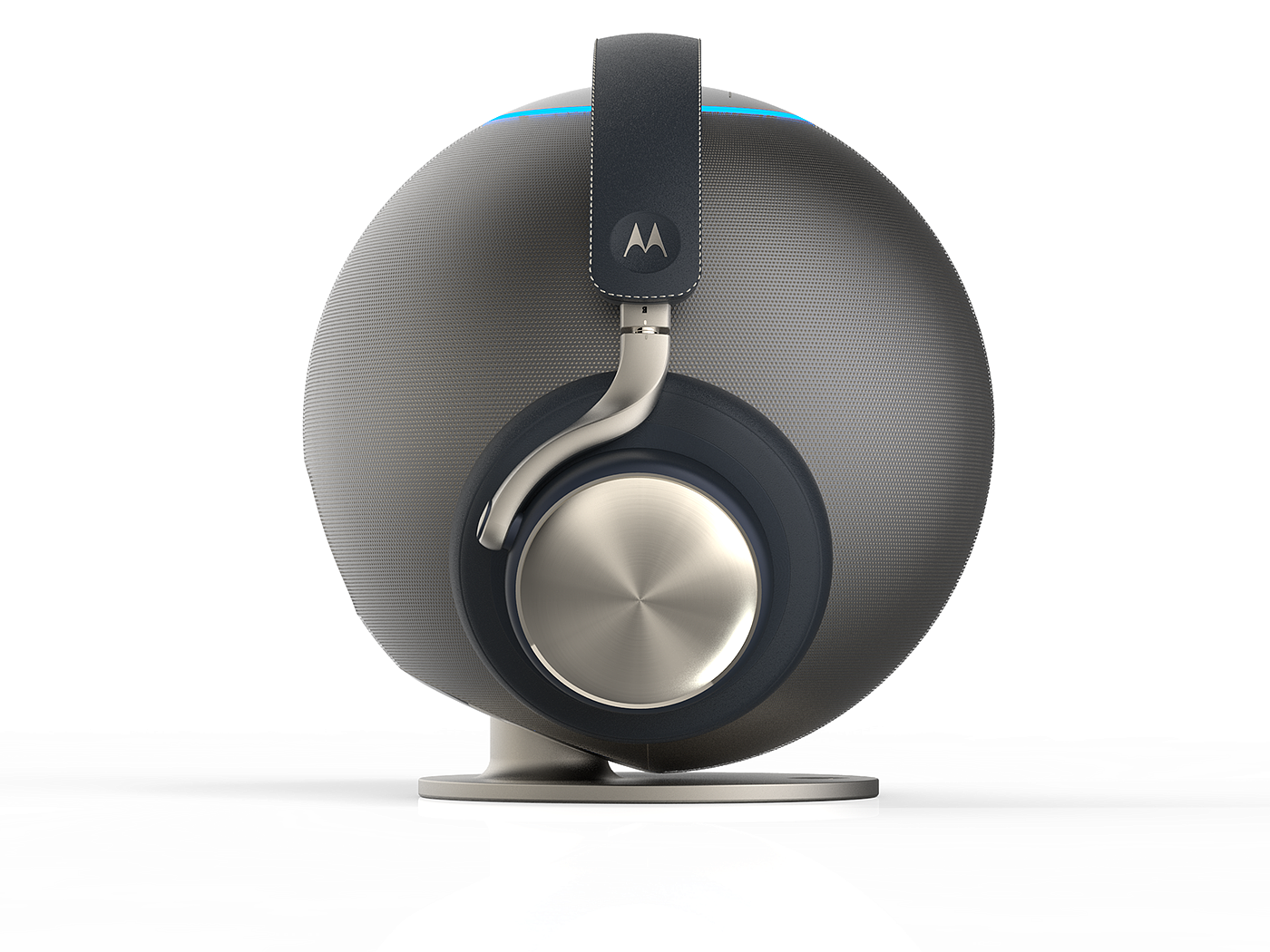 headset，speaker，Bluetooth，black，spherical，