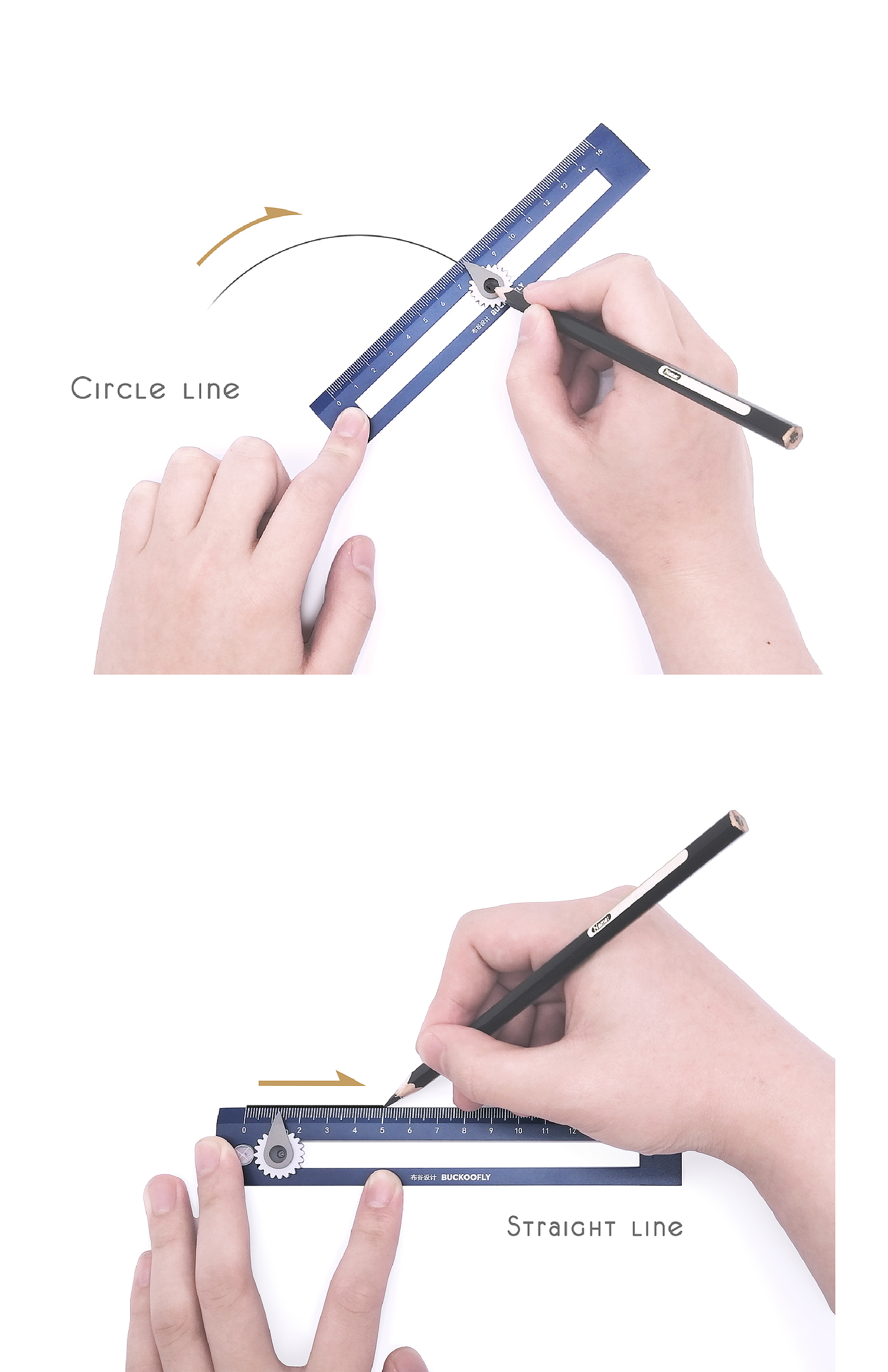 Compass ruler，Original stationery，