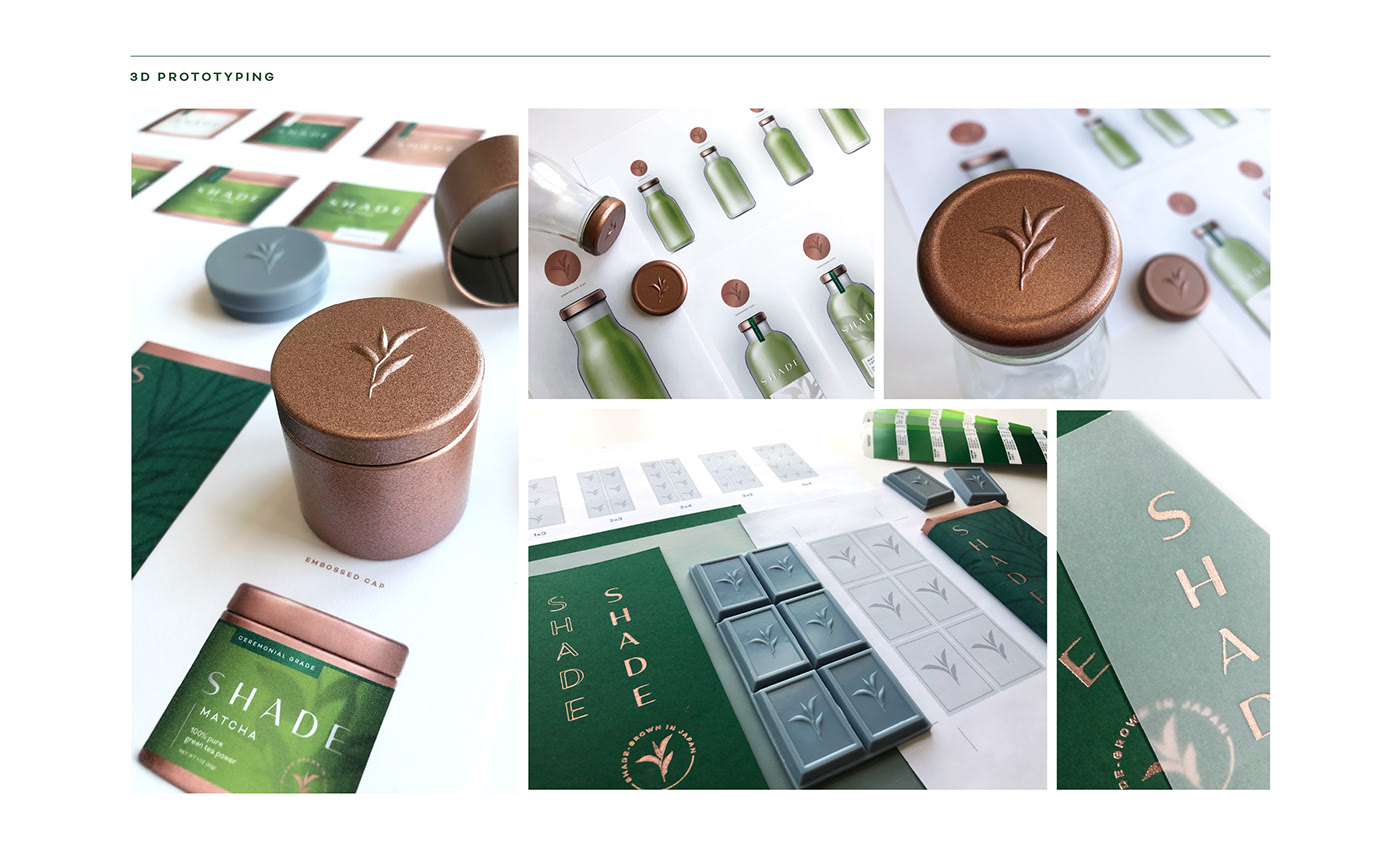 Shade Matcha，Green Tea，modern，packing，