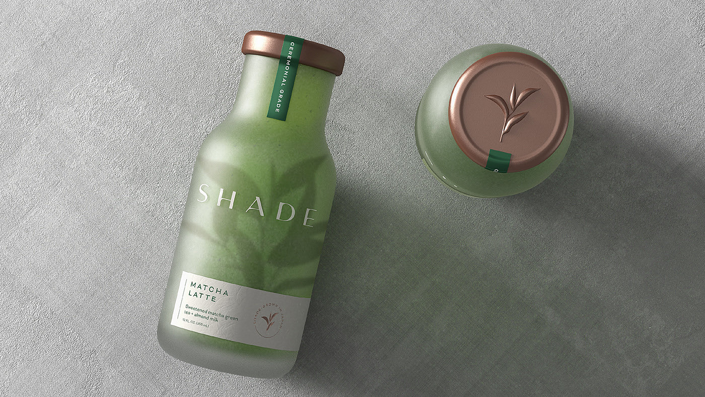 Shade Matcha，Green Tea，modern，packing，